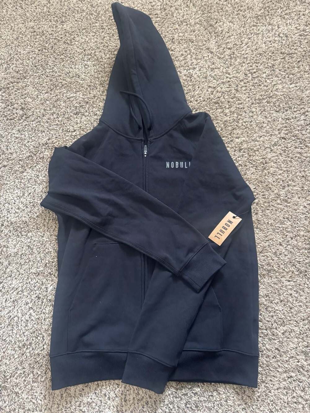 Nobull Men's All Day Zip Hoodie in Black